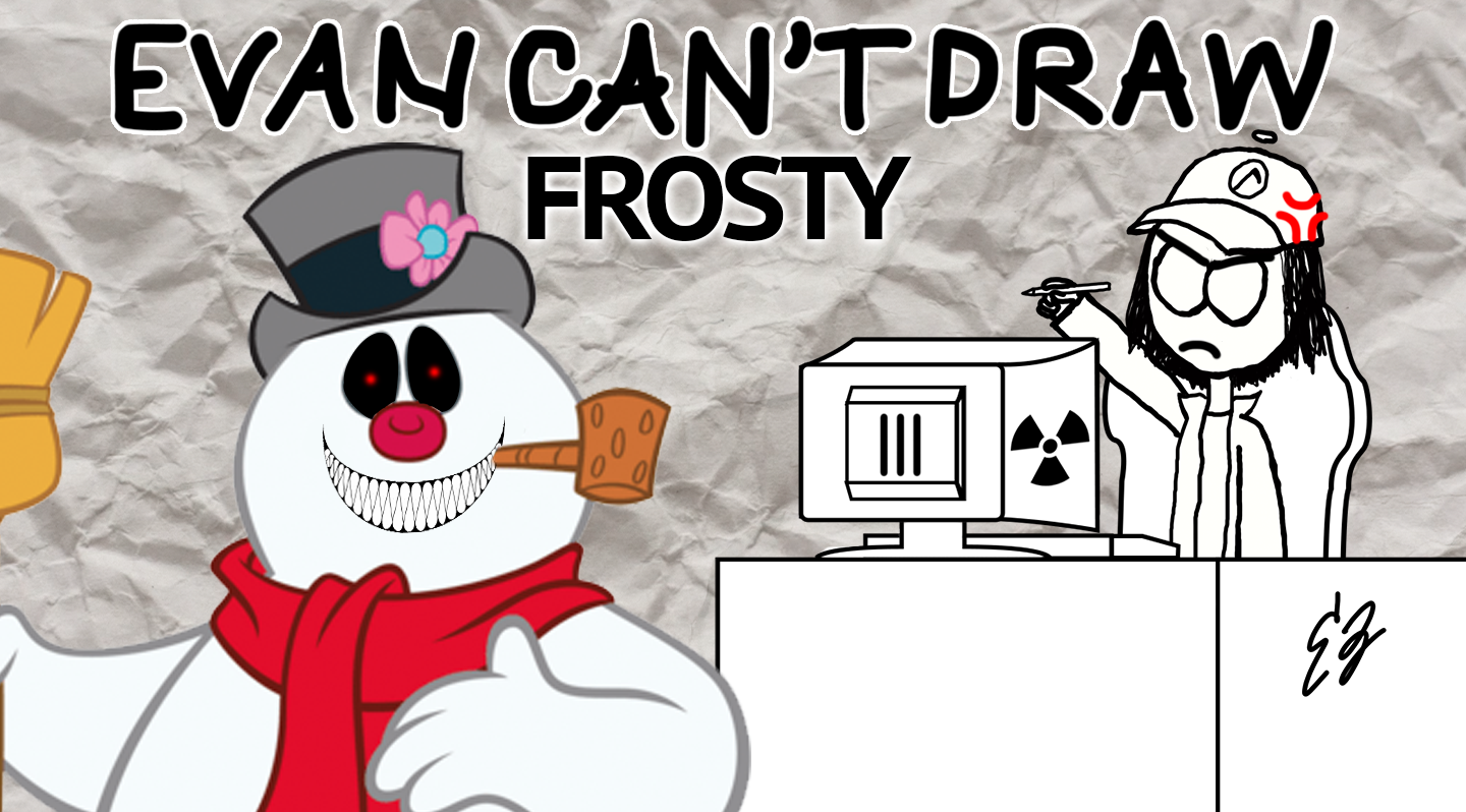 Evan-can't-draw-frosty-the-snowman